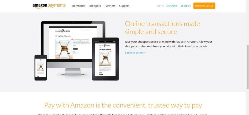 ccept Payments Online And On Mobile - Amazon Payments